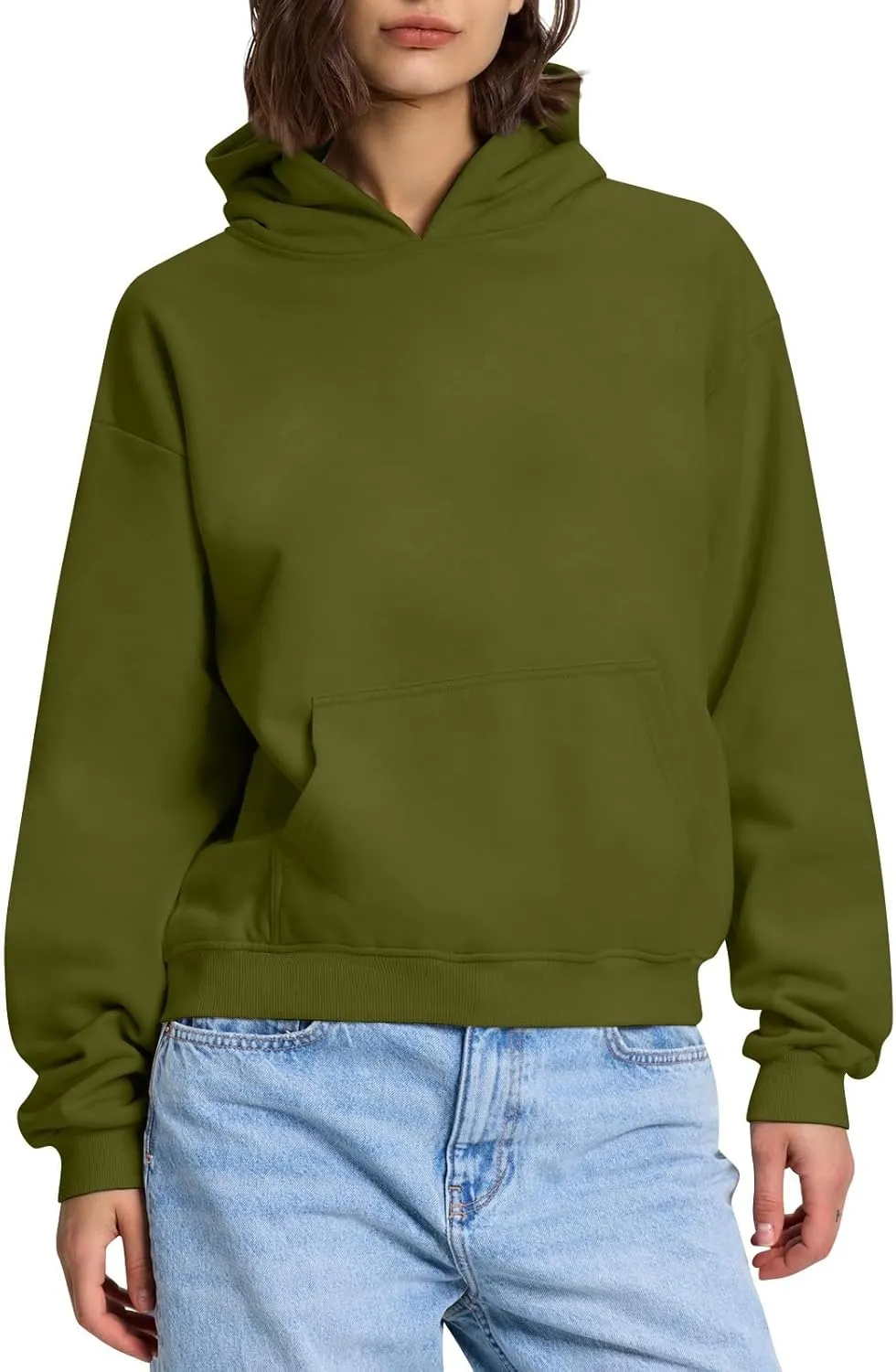 Womens Oversized Hoodies Lightweight Fleece Sweatshirts Long Sleeve Tops Pullover Fall Outfits Winter Clothes