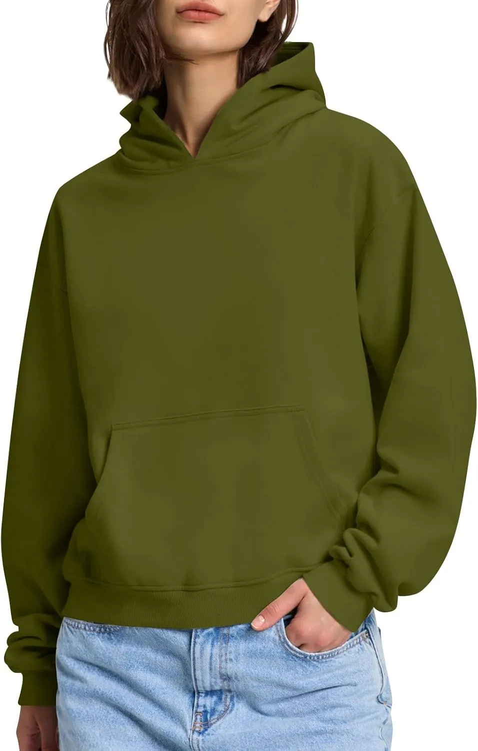 Womens Oversized Hoodies Lightweight Fleece Sweatshirts Long Sleeve Tops Pullover Fall Outfits Winter Clothes