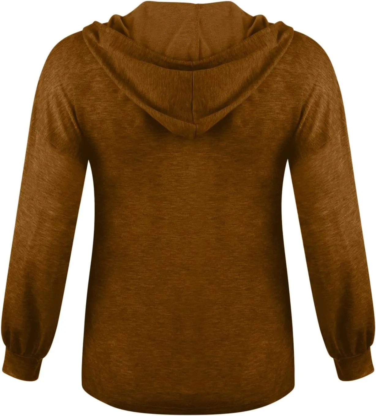 Womens Oversized Sweatshirt Hoodies Casual Button V Neck Hooded Pullover Long Sleeve Tops Comfortable Classic Shirt