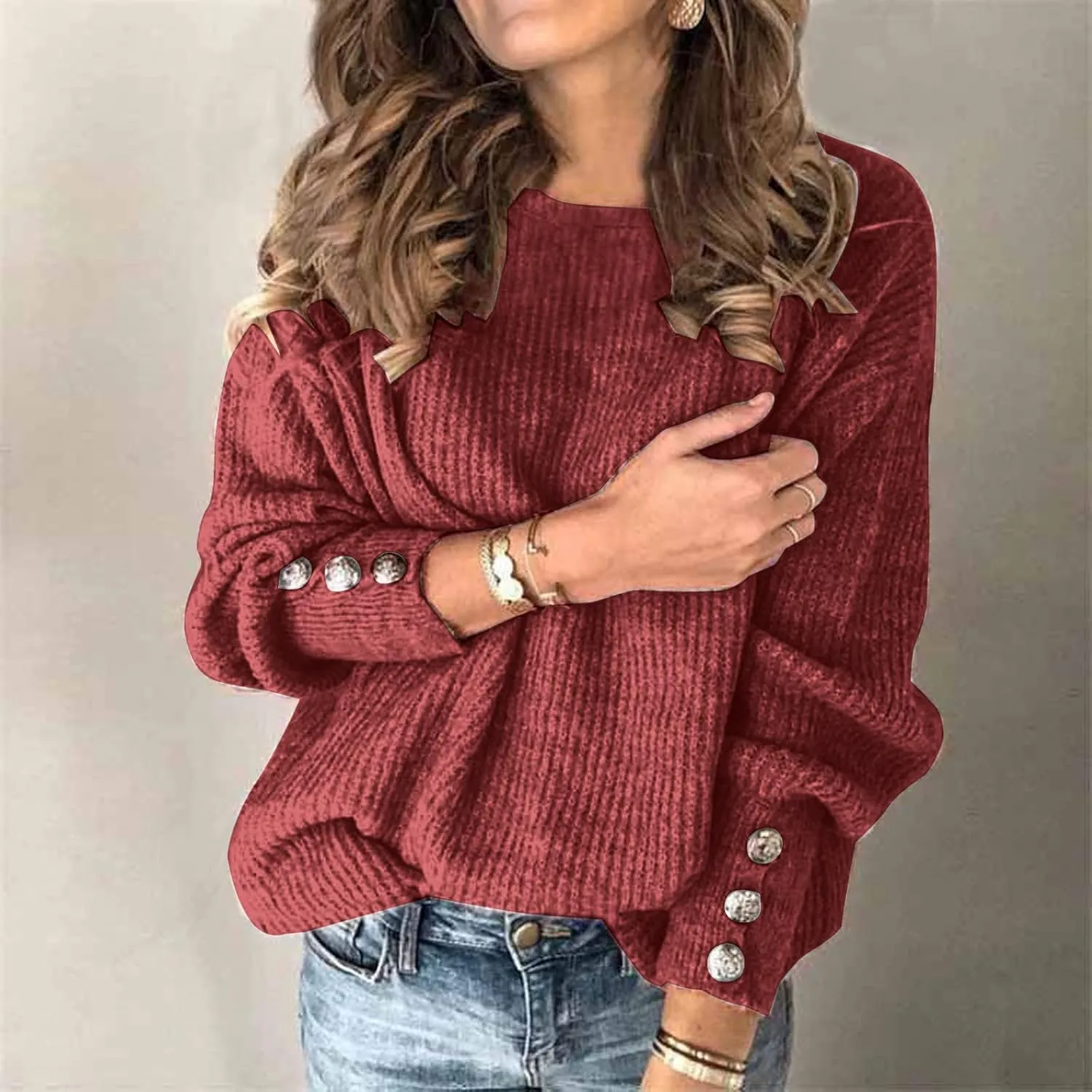 Women's Oversized Turtleneck Sweaters Pullover Chunky Sweaters Cowl Neck Long Sleeve Slouchy Winter Solid Knit Sweaters