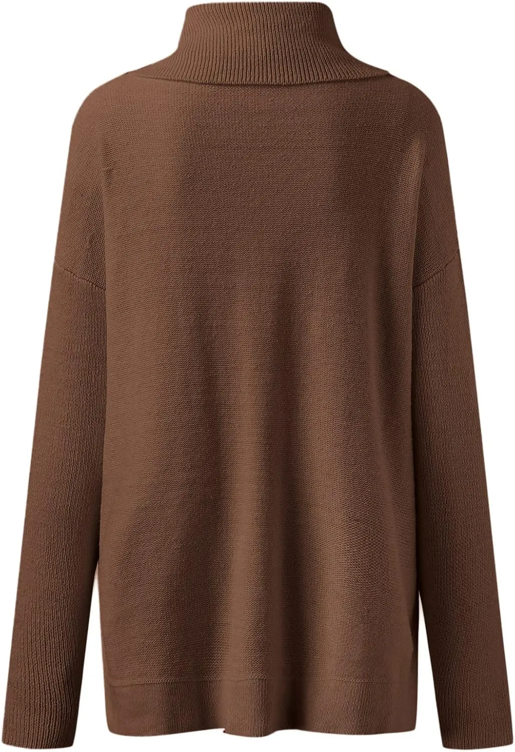 Womens Sweaters Turtleneck Batwing Sleeve Loose Oversized Sweaters Chunky Knitted Pullover Night Pullover College