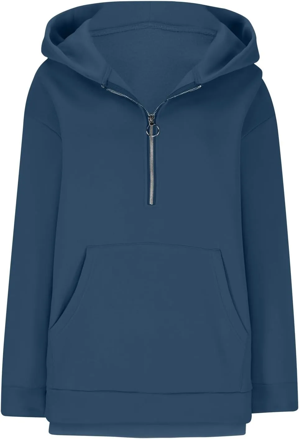 Womens Sweatshirts Half Zip Cropped Pullover Thumb Hole Fleece Quarter Zipper Hoodies Fall Outfits Sweatshirt