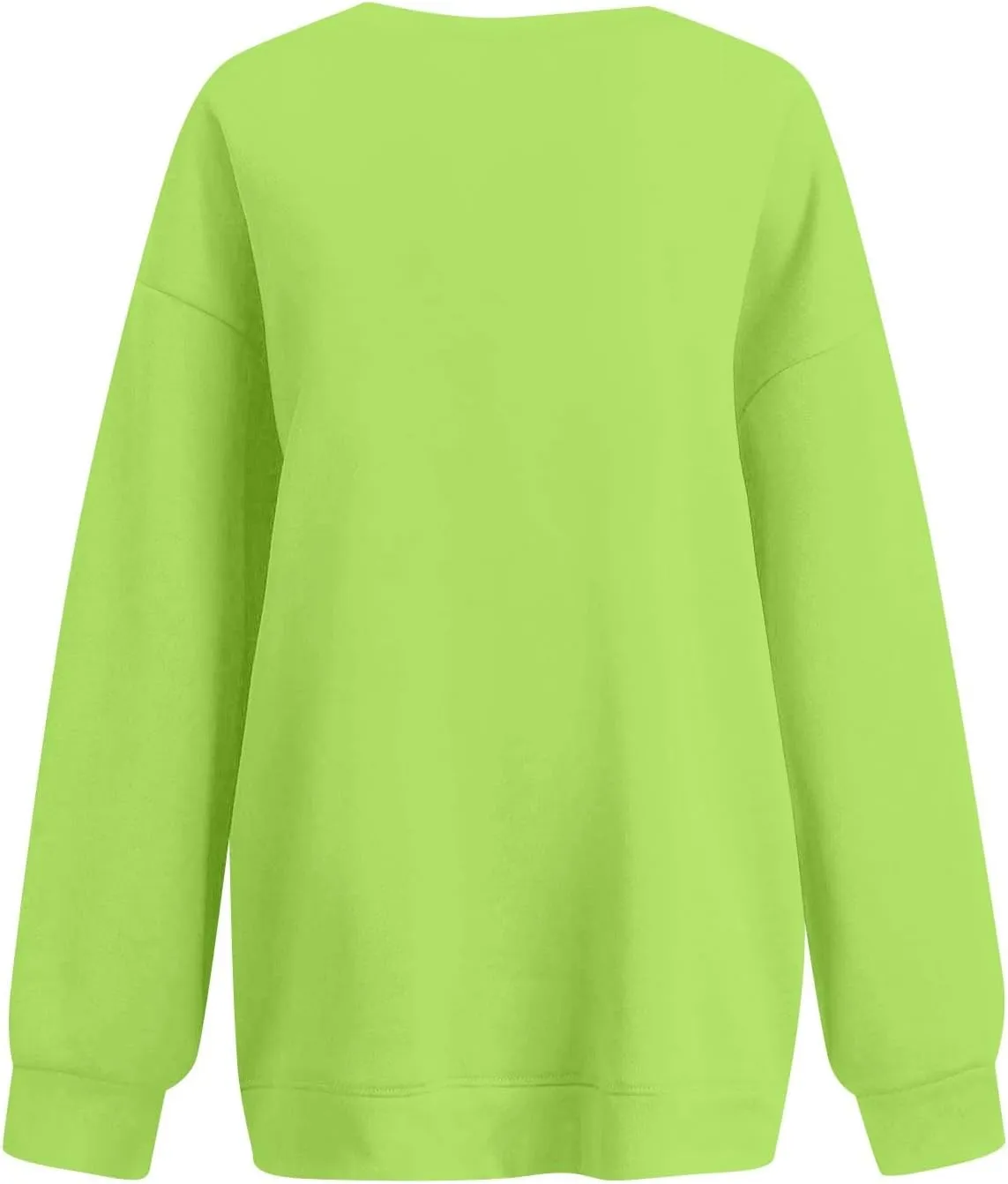 Womens Tops Oversized Crew Neck Sweatshirts Casual Lightweight Printed Outfits Fall Winter Fashion Clothes
