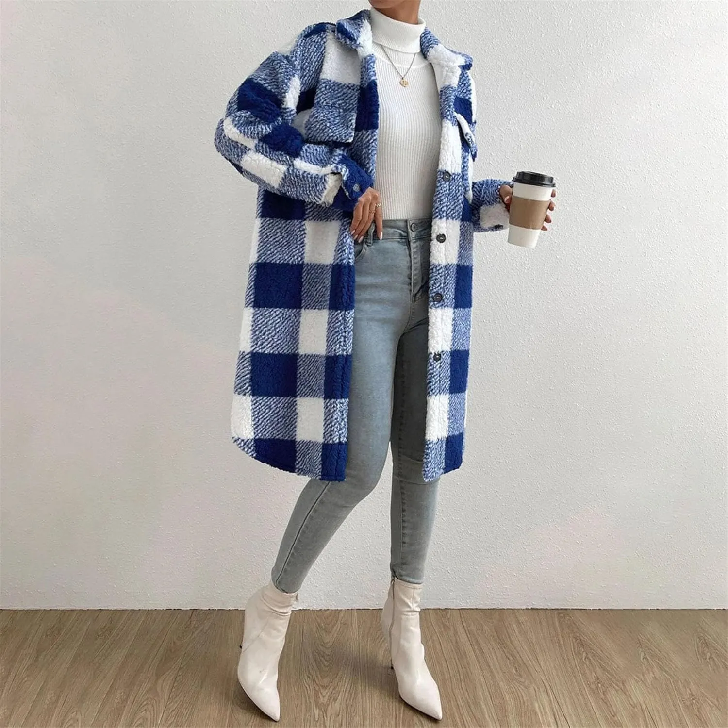 Womens Trench Coat Waterproow Jacket Loose Fitting Warm Winter Outwear Fashion Lapel Rain Trench Coat Women with