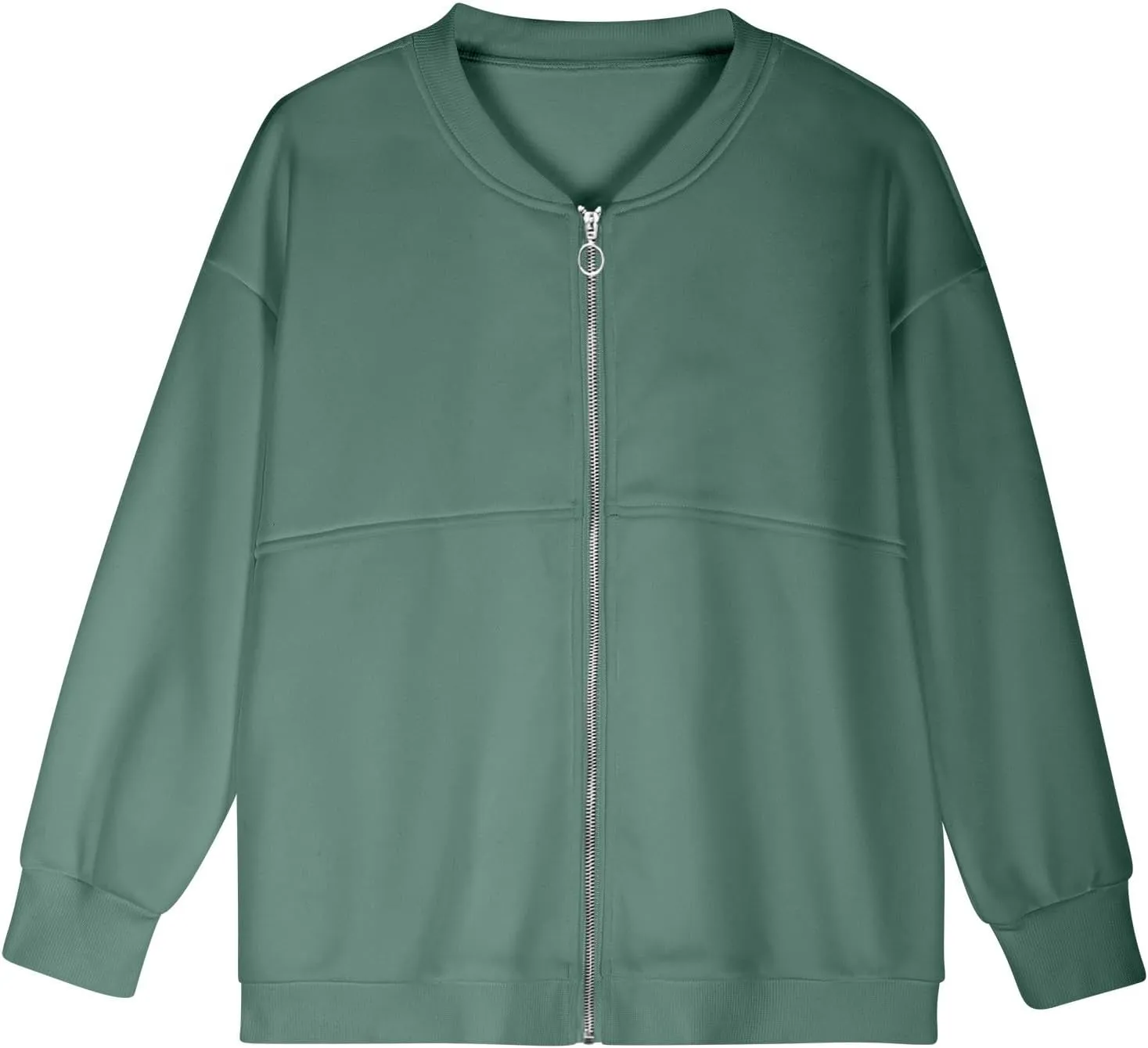 Women's Zip Up Sweatshirt Casual Long Sleeve Cropped Hoodies Fall Jacket 2024 Fashion Fleece Comfy Gym Pullover Tops