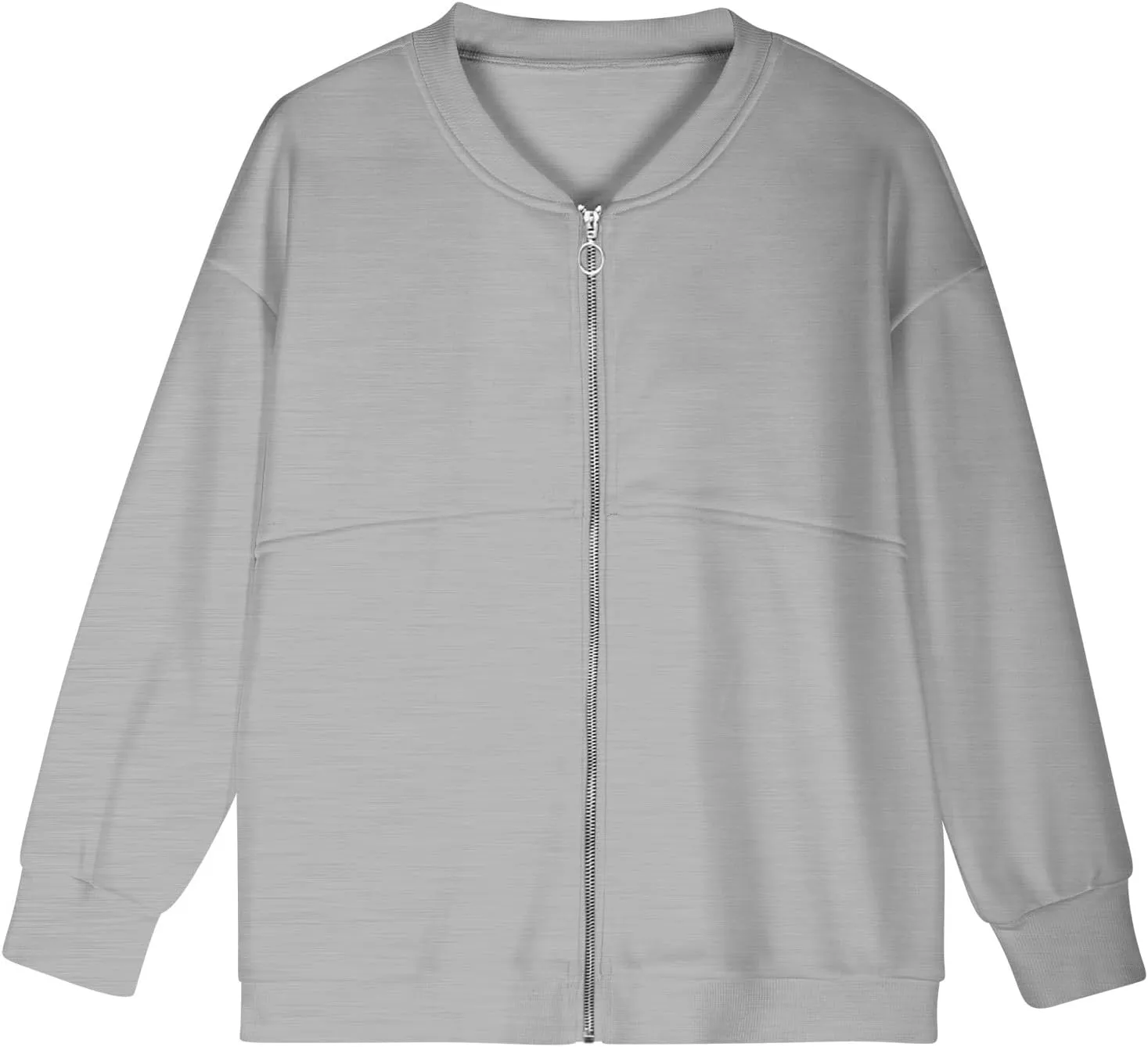 Women's Zip Up Sweatshirt Casual Long Sleeve Cropped Hoodies Fall Jacket 2024 Fashion Fleece Comfy Gym Pullover Tops