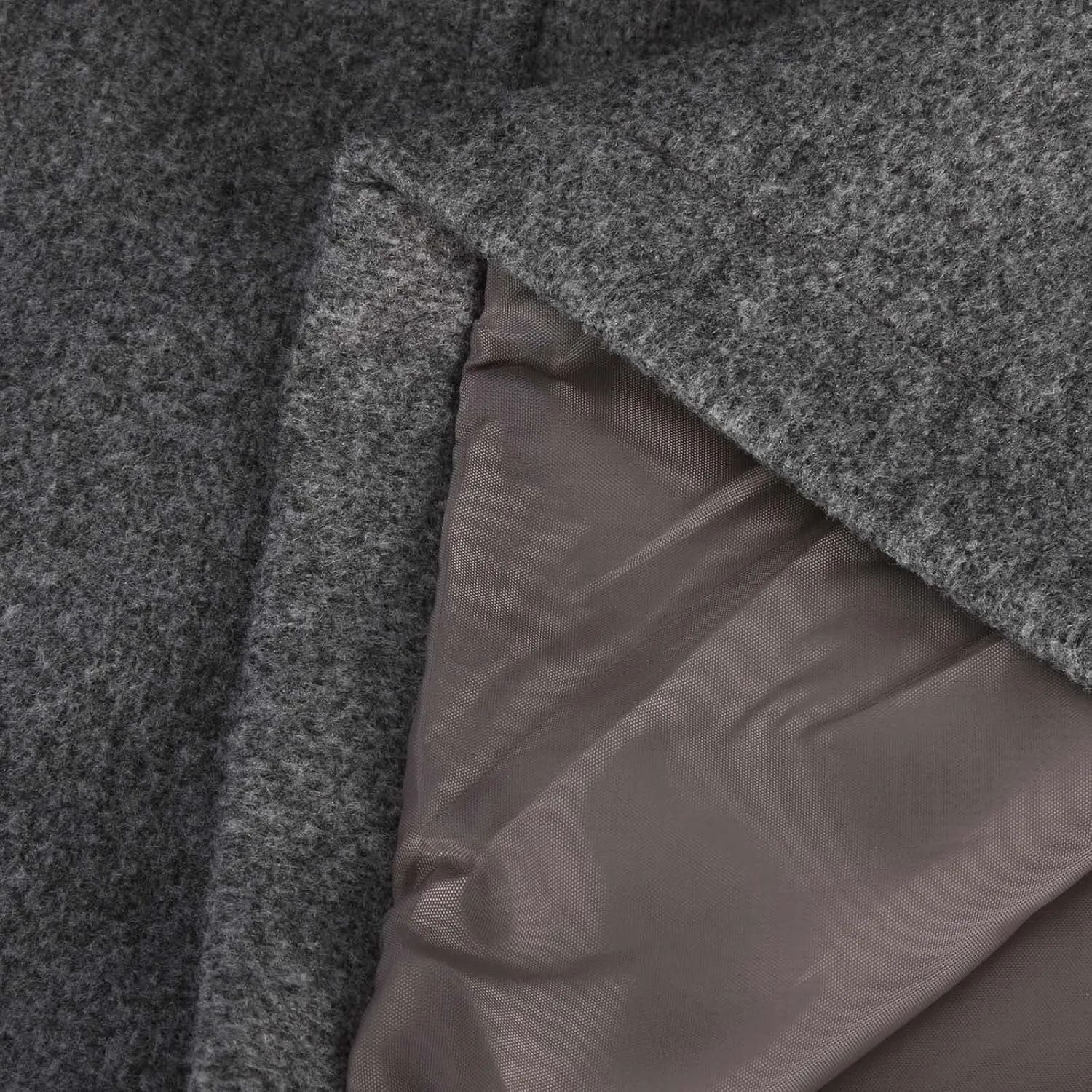 Wool Coats for Women Winter Thicken Wool Blend Pea Coat Stand Collar Single Breasted Casual Trench Coat Overcoat