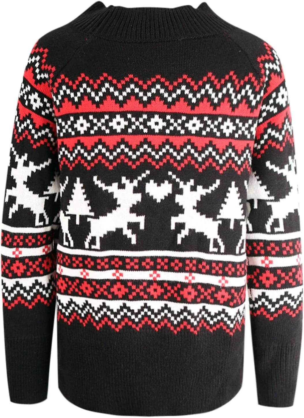 WYTong Women Christmas Sweaters Christmas Tree Knit Sweater Casual Round Neck Lightweight Pullover Funny Xmas Sweaters