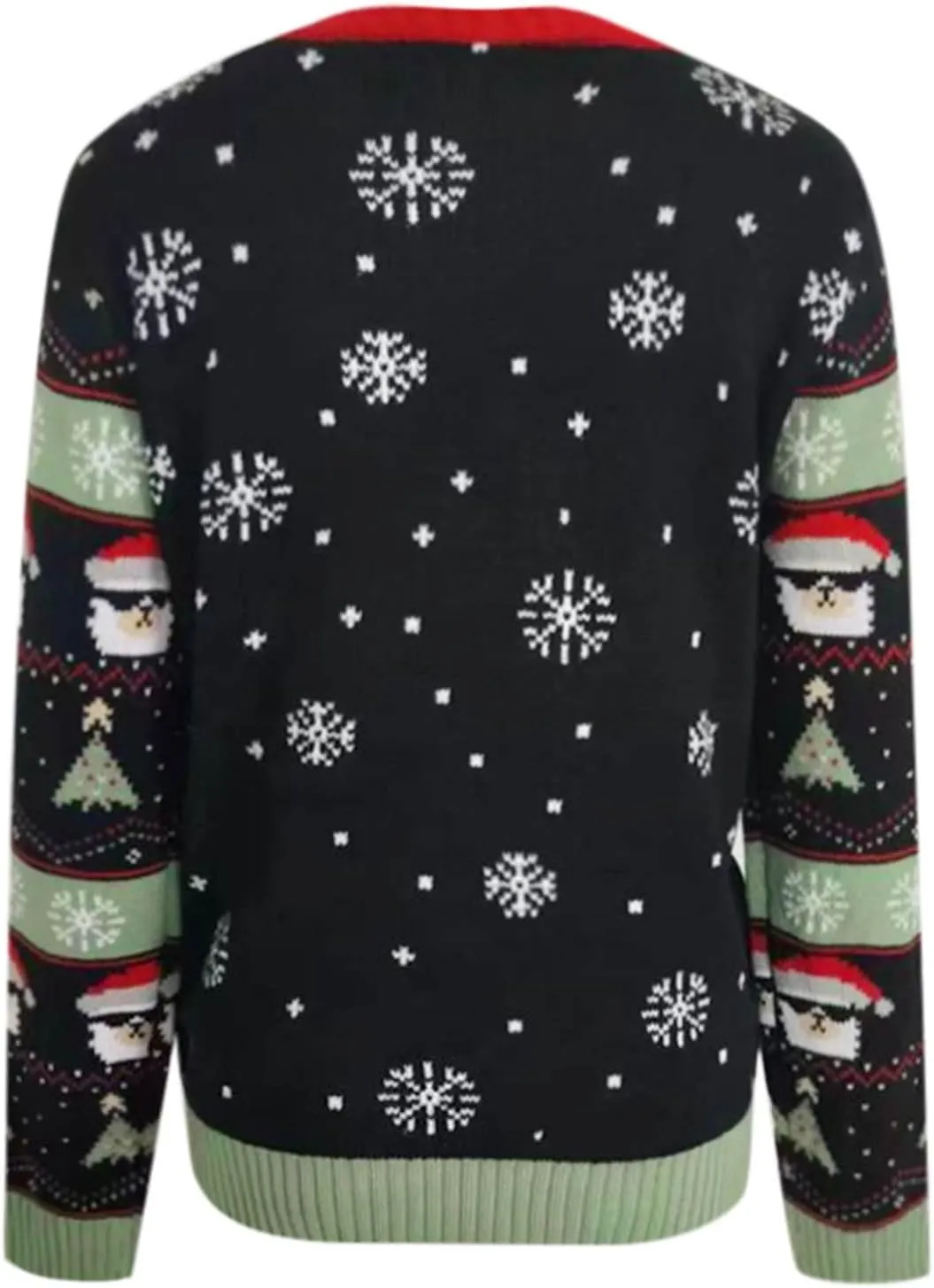 WYTong Women Christmas Sweaters Christmas Tree Knit Sweater Casual Round Neck Lightweight Pullover Funny Xmas Sweaters