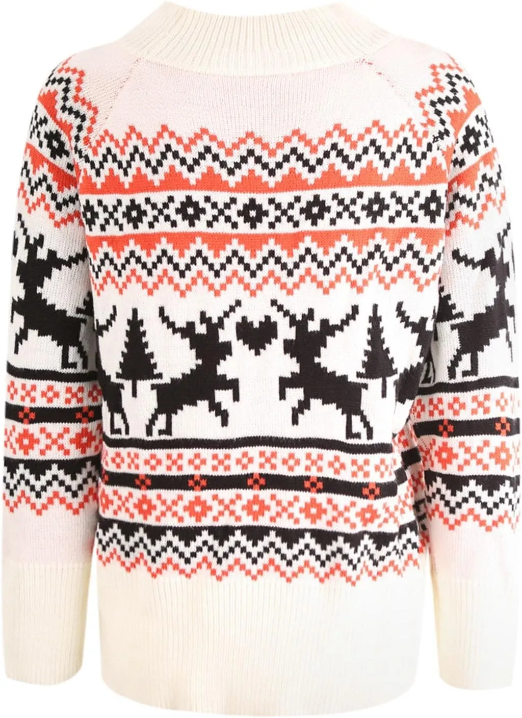 WYTong Women Christmas Sweaters Christmas Tree Knit Sweater Casual Round Neck Lightweight Pullover Funny Xmas Sweaters