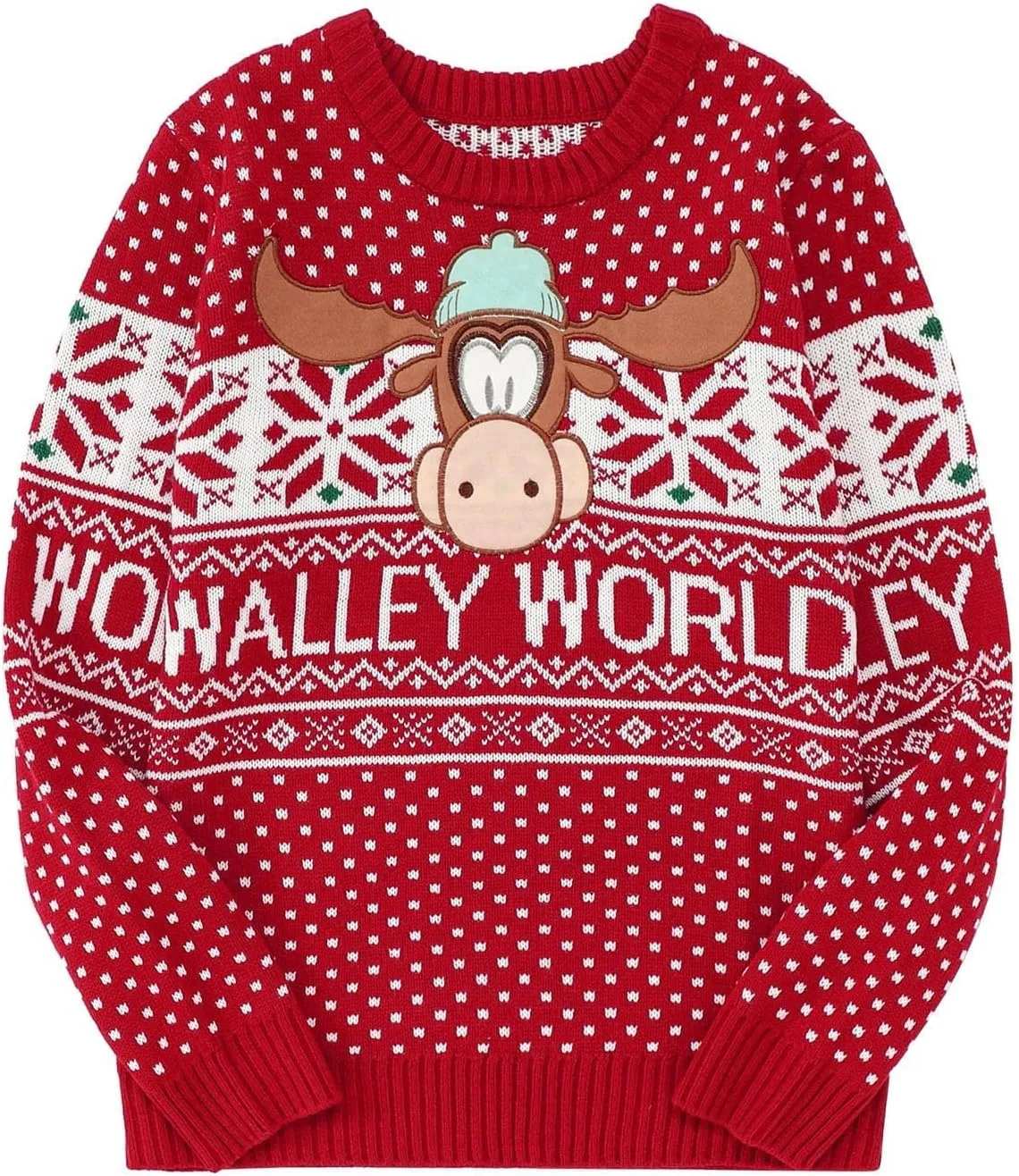 WYTong Women Christmas Sweaters Santa Printed Knitted Sweater Casual Lightweight Pullover Funny Xmas Sweaters