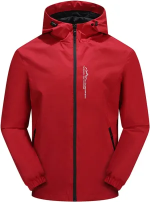 Ymosrh Mens Coats and Jackets Big Tall Hooded Sweatshirt Tops Blouse Mountaineering Jacket Winter Jackets for Men
