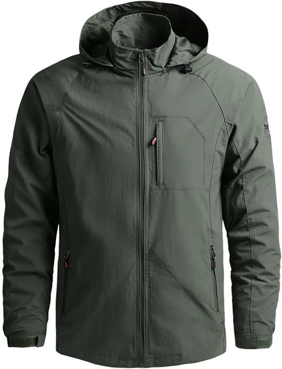 Ymosrh Mens Winter Jackets Long Sleeve Hooded Sweatshirt Tops Blouse Mountaineering Jacket Coats and Jackets Fashion