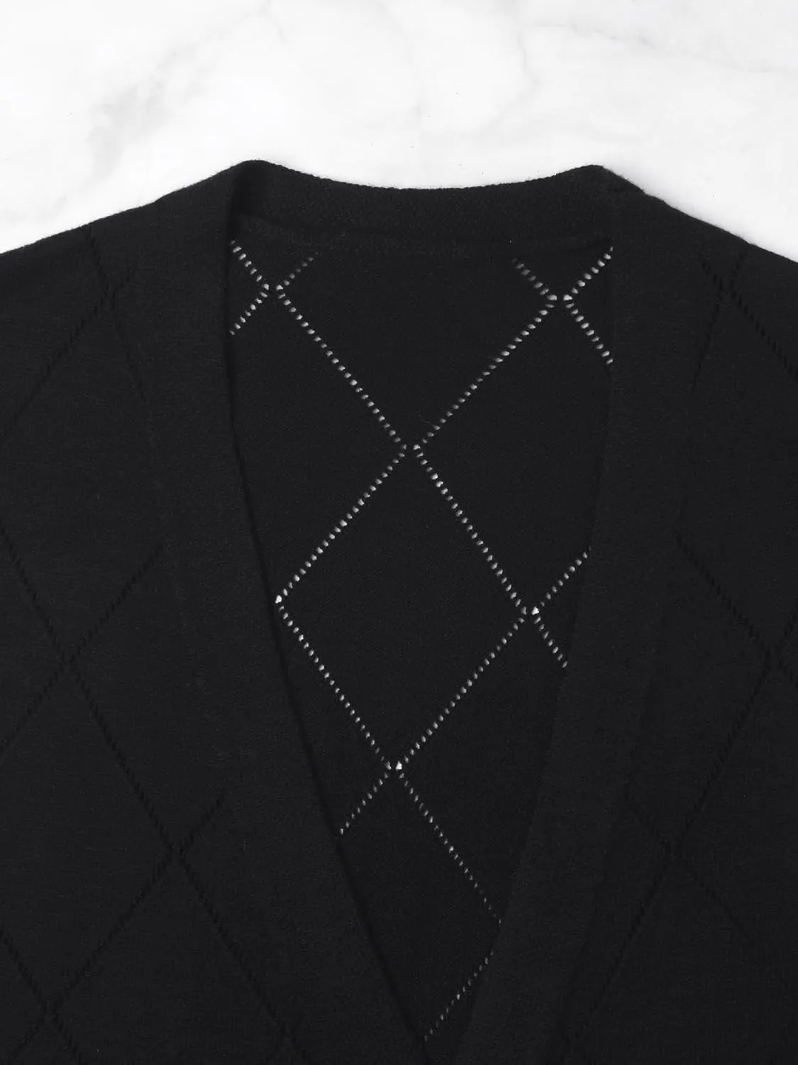 ZXZY Sleeveless Cardigans for Women Cozy Trendy Open Front Sweater Duster Long Vest